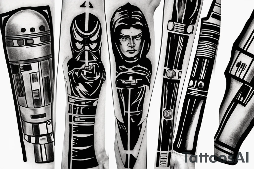 Lightsaber tattoo idea