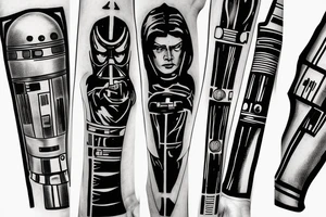 Lightsaber tattoo idea