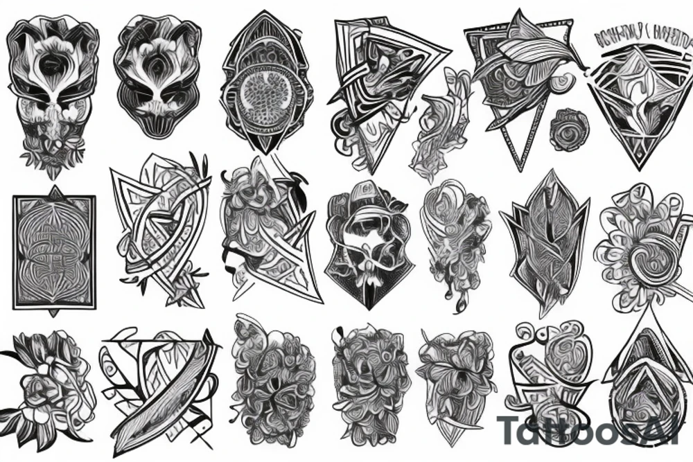 Woven for arm tattoo idea