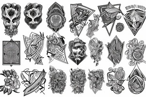 Woven for arm tattoo idea