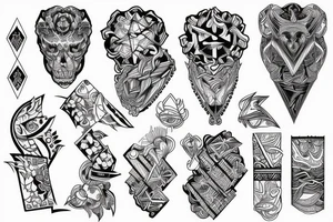 Woven for arm tattoo idea