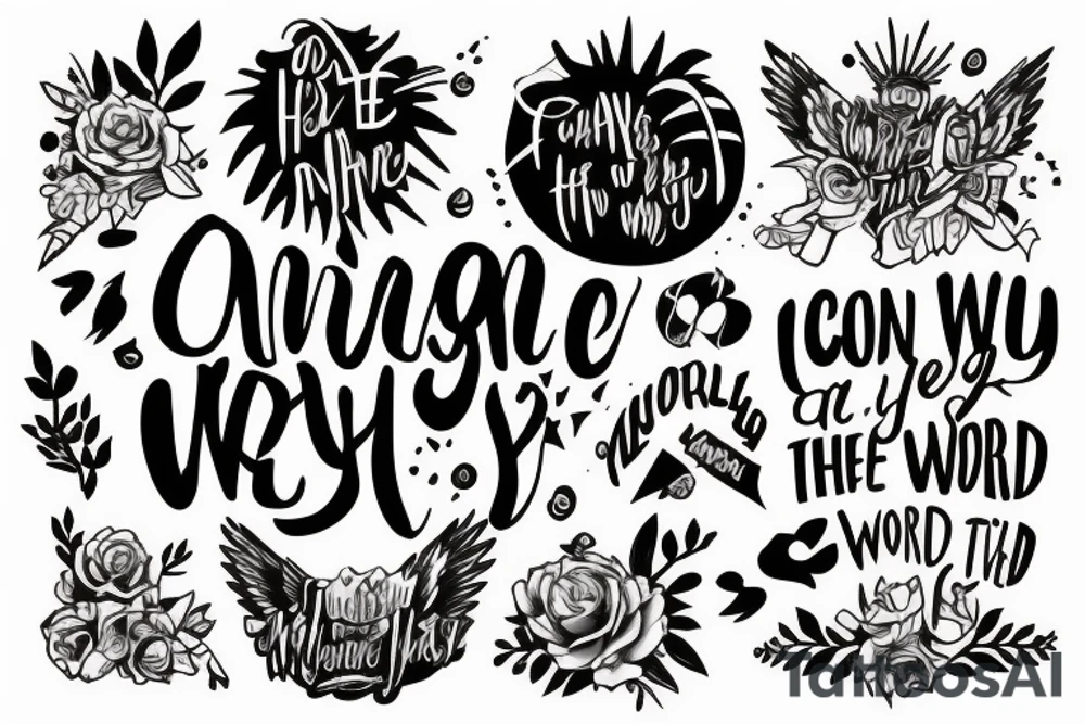 Can I forgive the world? tattoo idea