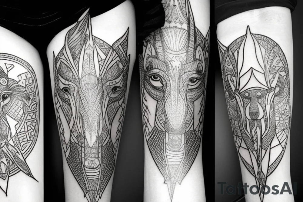 Anubis tattoo idea