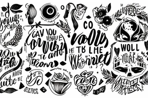 Can I forgive the world? tattoo idea