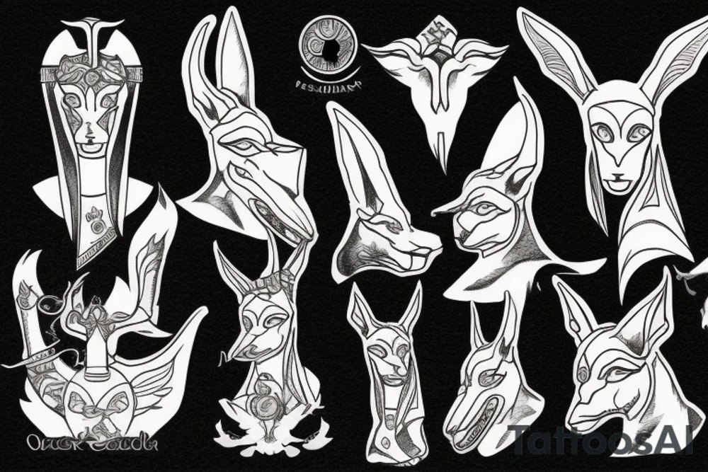 Anubis tattoo idea