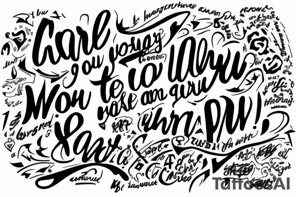 Can I forgive the world? quote tattoo idea