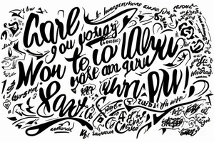 Can I forgive the world? quote tattoo idea