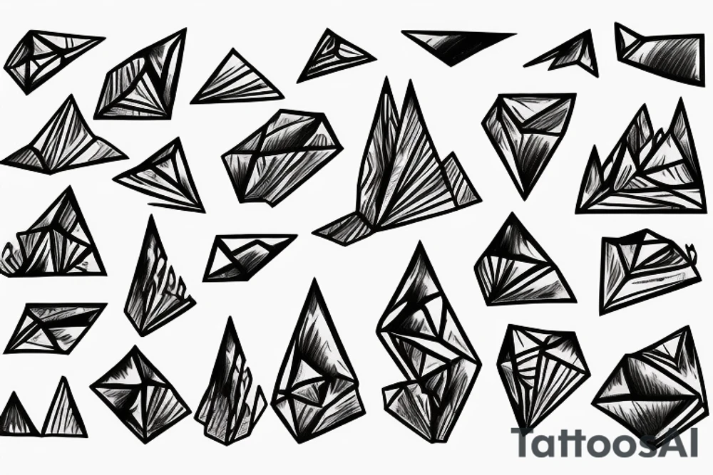 diamond mountains bender tattoo idea