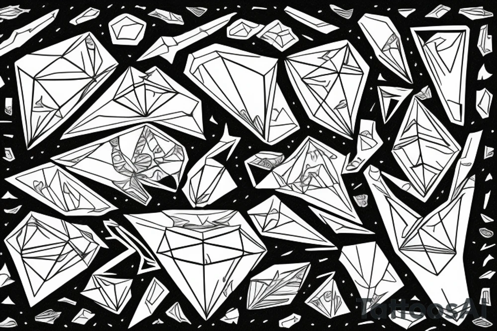 diamond mountains bender tattoo idea