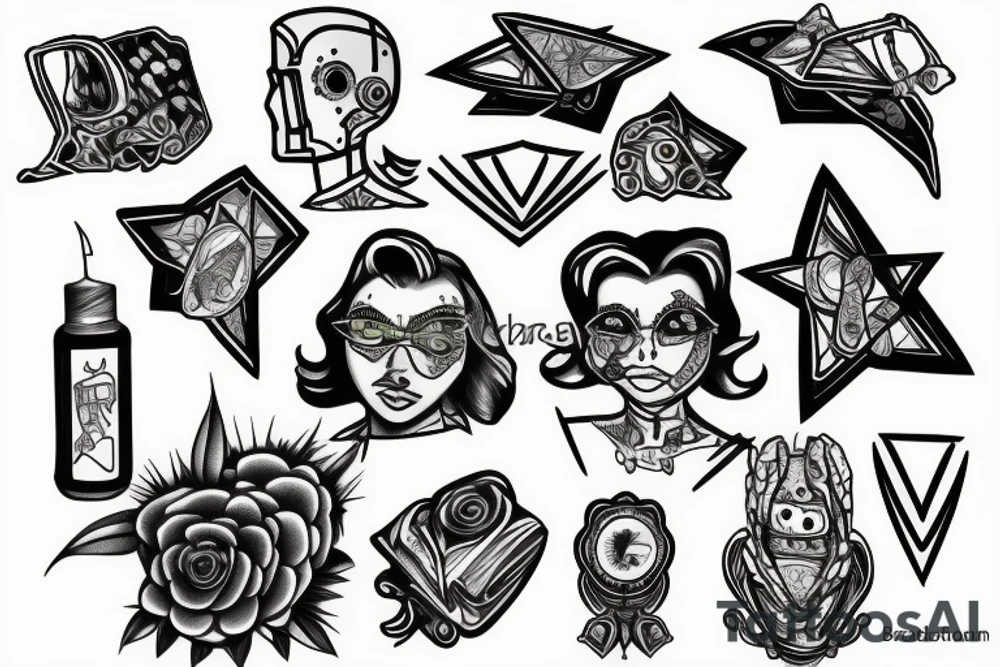 bender with diamond tattoo idea
