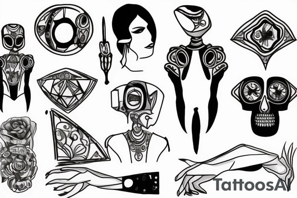 bender with diamond tattoo idea