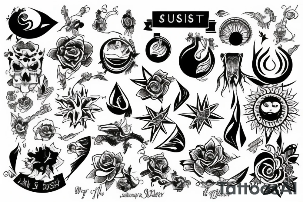sunrise tattoo idea