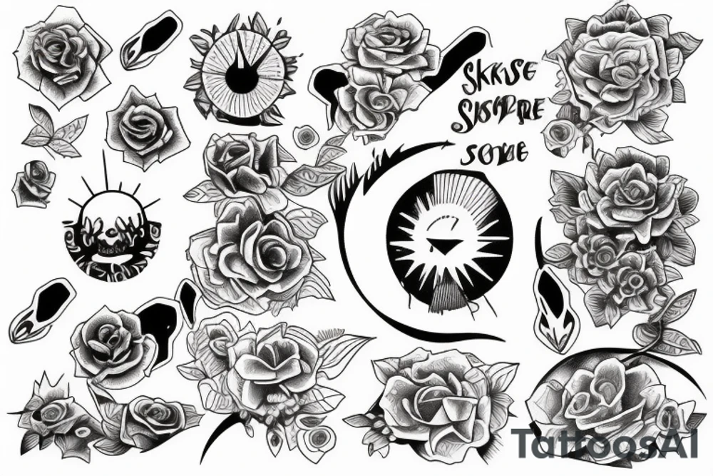 sunrise tattoo idea