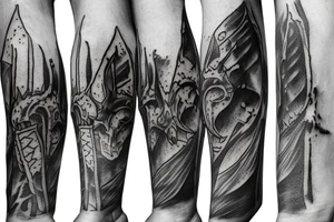 A bonfire of dark souls tattoo idea