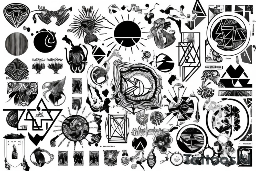 sunrise tattoo idea