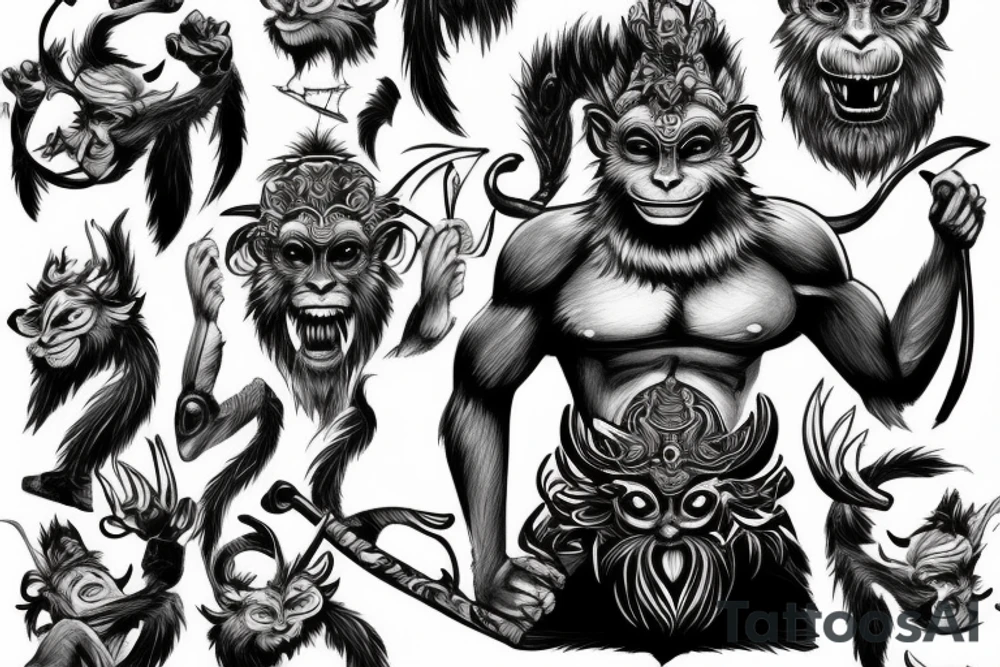 wukong tattoo idea