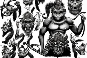 wukong tattoo idea