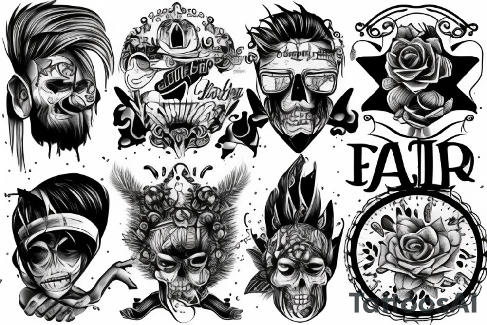 Vather and Son tattoo idea