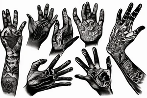 Hand of my son tattoo idea