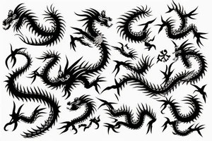 Japanese dragon tattoo idea