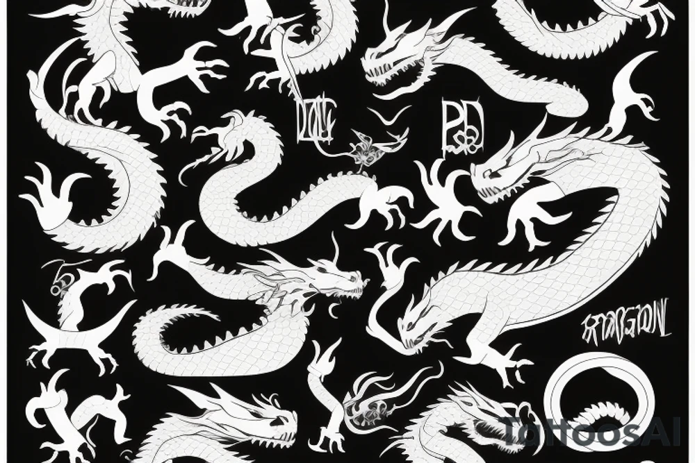 dragon tattoo idea