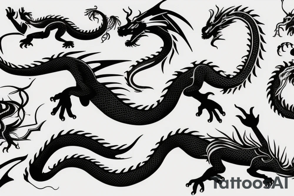 dragon tattoo idea