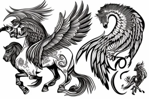 Pegasus,gladiator tattoo idea