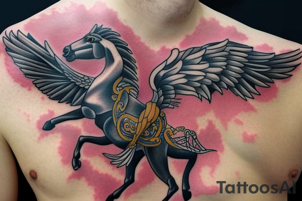 Pegasus,gladiator tattoo idea