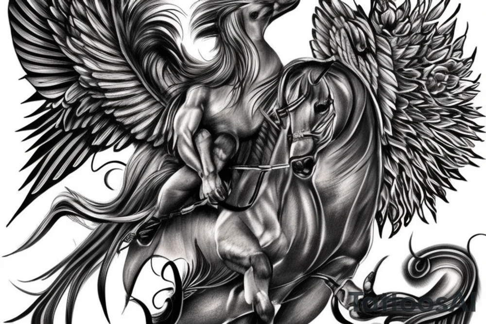 Pegasus,gladiator tattoo idea