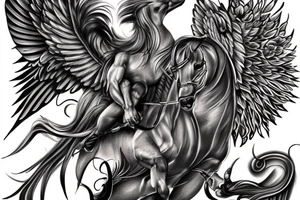 Pegasus,gladiator tattoo idea