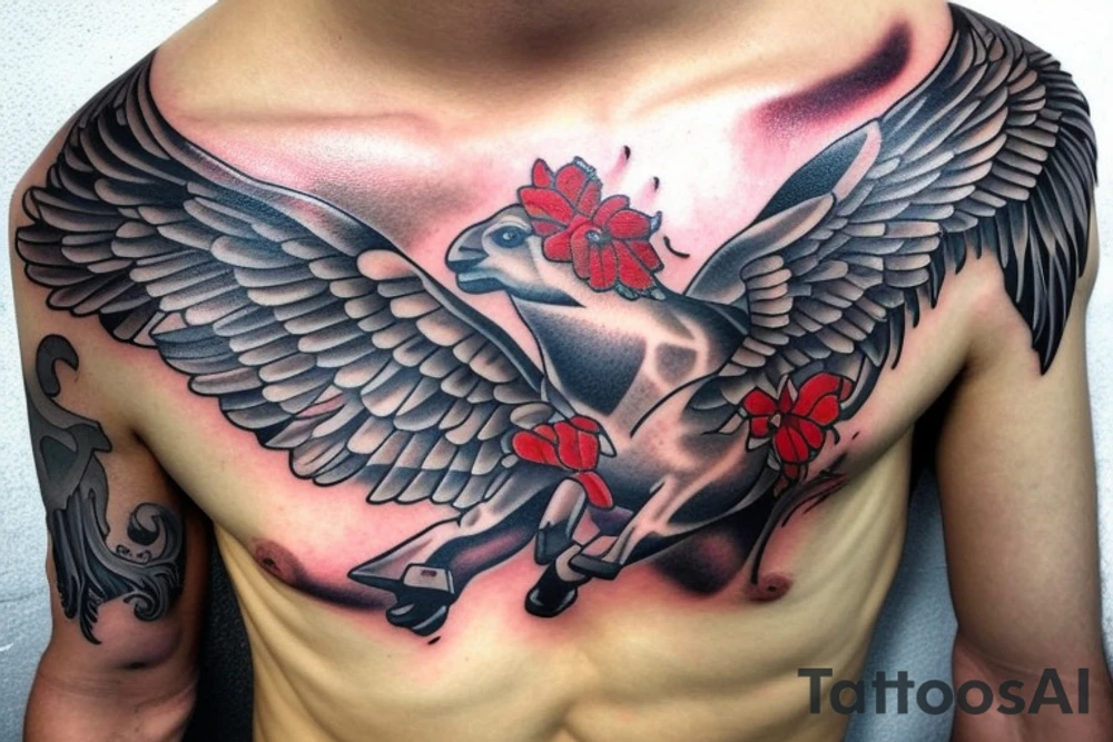 Pegasus,gladiator tattoo idea