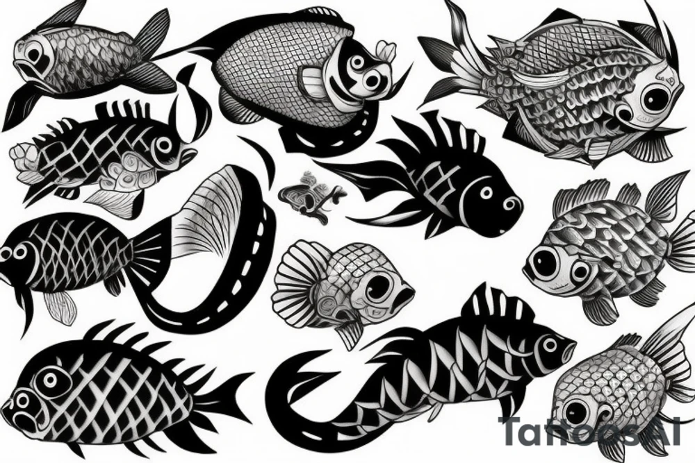 Kor fish tattoo idea