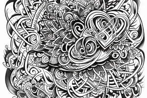 Pratikshya, infinite, love tattoo idea