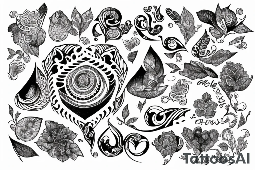 Pratikshya, infinite, love tattoo idea