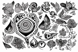 Pratikshya, infinite, love tattoo idea