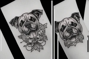 A dog tattoo idea