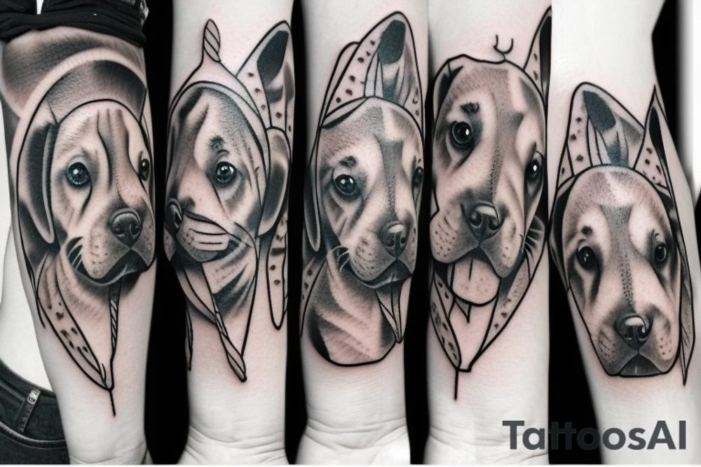 A dog tattoo idea