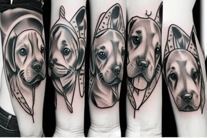 A dog tattoo idea