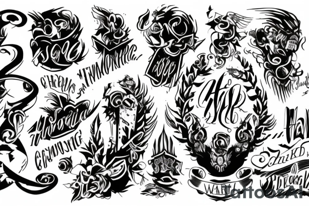 something that encompasses hard work, thriving in chaos, sacrifice, dedication. tattoo idea