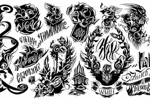 something that encompasses hard work, thriving in chaos, sacrifice, dedication. tattoo idea