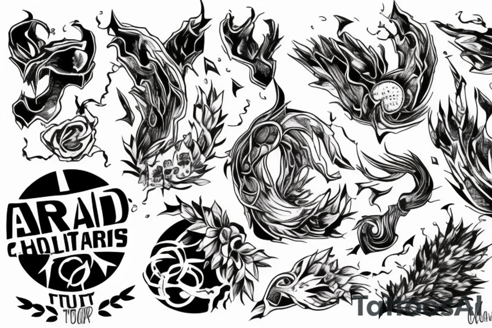 something that encompasses hard work, thriving in chaos, sacrifice, dedication. tattoo idea