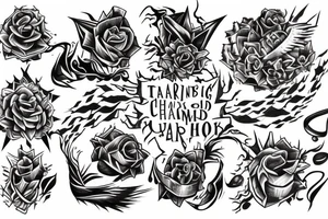 something that encompasses hard work, thriving in chaos, sacrifice, dedication. tattoo idea