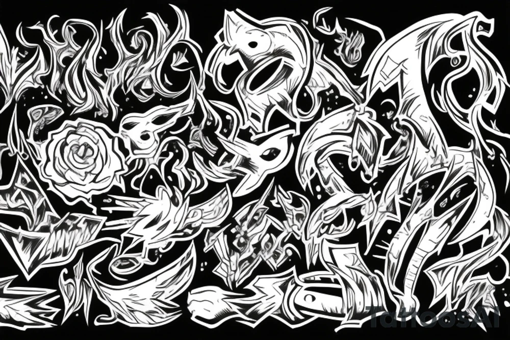 hard work, thriving in chaos, sacrifice, dedication. tattoo idea