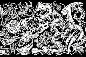 hard work, thriving in chaos, sacrifice, dedication. tattoo idea