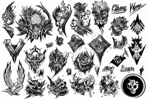 hard work, chaos, sacrifice, dedication. tattoo idea