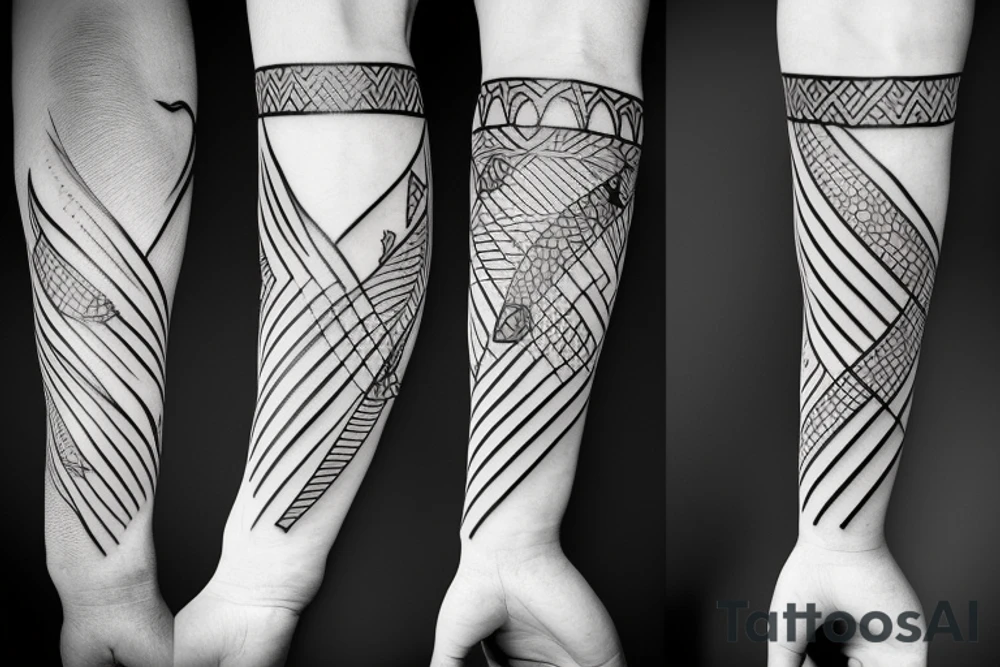 uptrend price line with a moving average tattoo idea