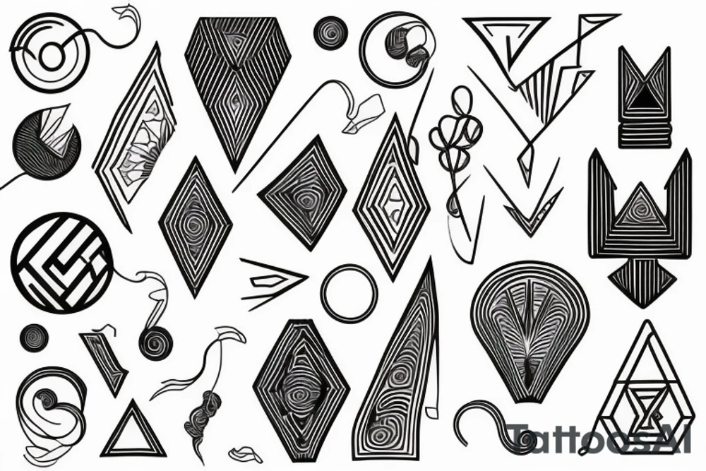 uptrend line with a moving average tattoo idea