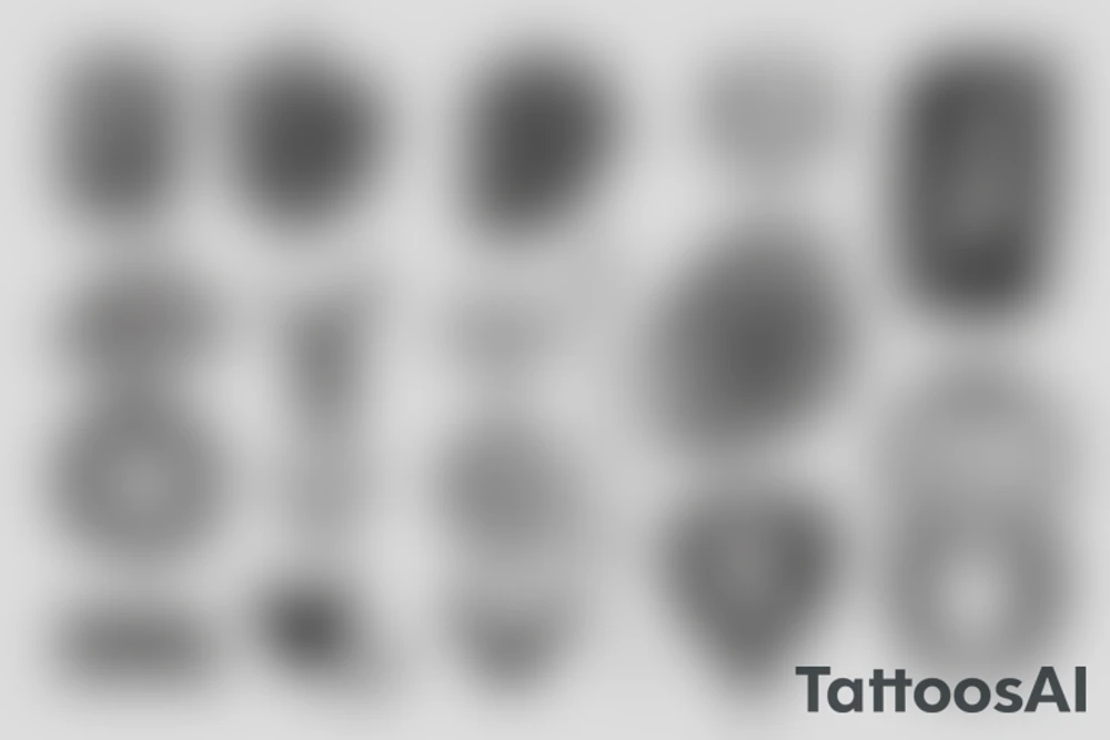 uptrend price line with a moving average tattoo idea