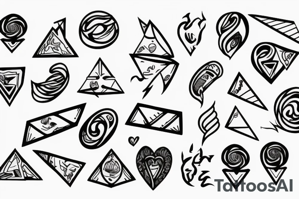 uptrend price line with a moving average tattoo idea