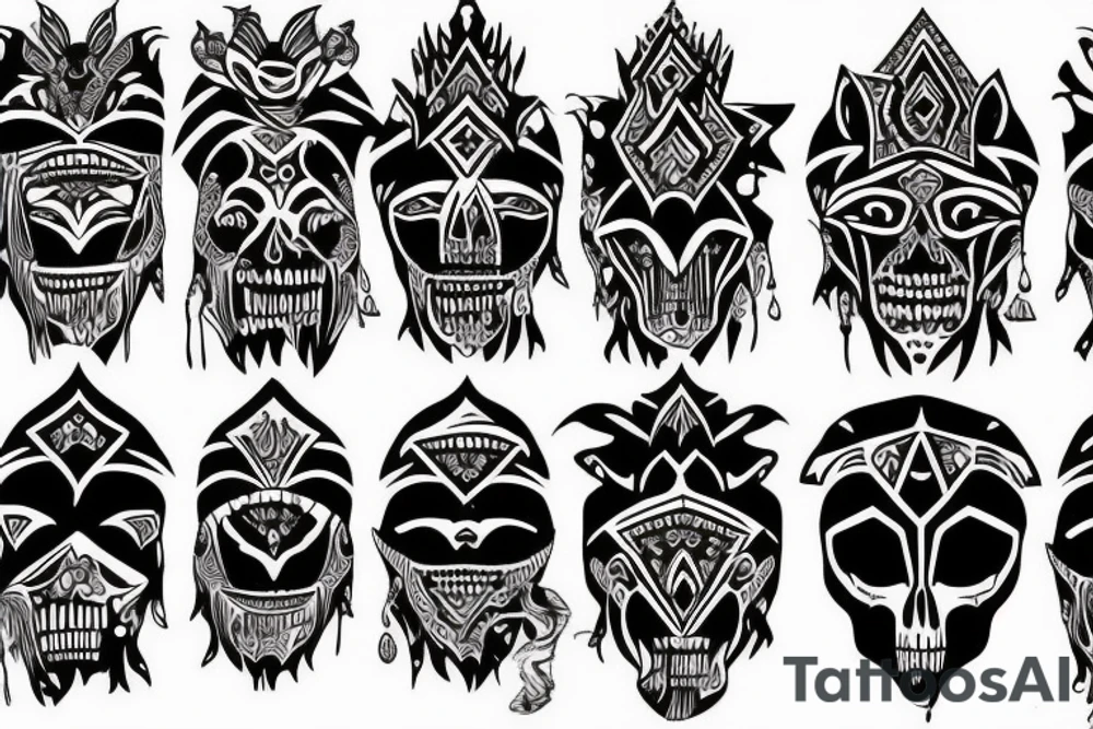 dark fantasy architecture tattoo idea